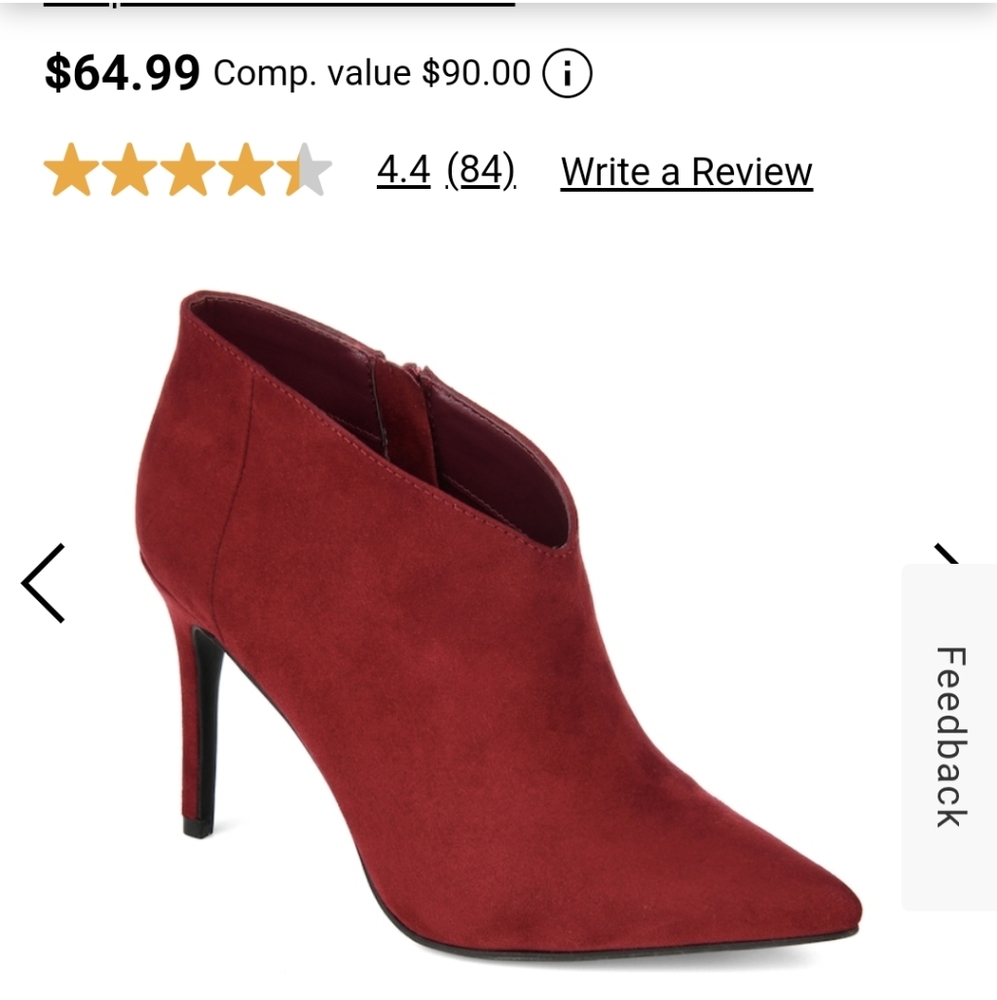 Red Bootie Heels